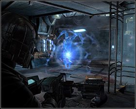 Już wkrótce do tego pomieszczenia wpadną dwa silniejsze Slashery - Rozdział 9 (2) | Opis przejścia gry Dead Space 2 - Dead Space 2 - poradnik do gry