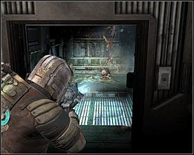 Możesz już powrócić do miejsca, w którym walczyłeś z Guardianem i skorzystać z windy prowadzącej do [Fuel Mega Storage] #1 - Rozdział 9 (3) | Opis przejścia gry Dead Space 2 - Dead Space 2 - poradnik do gry