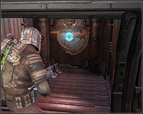 Po tym jak winda dotrze na nowy poziom błyskawicznie skieruj się do wagonika kolejki #1 - Rozdział 9 (4) | Opis przejścia gry Dead Space 2 - Dead Space 2 - poradnik do gry