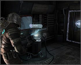 Zignoruj chwilowo aktualny cel misji i skieruj się do pokazanych na pierwszym screenie lewych drzwi #1 - Rozdział 10 (1) | Opis przejścia gry Dead Space 2 - Dead Space 2 - poradnik do gry