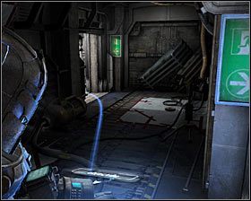 Po zapisaniu aktualnych postępów przejdź przez dwie kolejne pary drzwi - Rozdział 10 (1) | Opis przejścia gry Dead Space 2 - Dead Space 2 - poradnik do gry