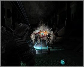 Jak zapewne zauważyłeś, na czele biegnie kolejny Brute - Rozdział 10 (2) | Opis przejścia gry Dead Space 2 - Dead Space 2 - poradnik do gry