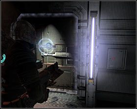 Możesz już wybrać pokazane na pierwszym screenie przejście #1, które prowadzi do windy - Rozdział 10 (2) | Opis przejścia gry Dead Space 2 - Dead Space 2 - poradnik do gry
