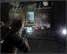 Uważaj, bo po dotarciu na nowy peron zostaniesz zaatakowany przez dwa Slashery, którym będą towarzyszyły pasożyty #1 - Rozdział 10 (3) | Opis przejścia gry Dead Space 2 - Dead Space 2 - poradnik do gry