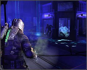 Tuż po rozwiązaniu mini-gry w okolicy zaczną pojawiać się kolejne potwory - Rozdział 10 (4) | Opis przejścia gry Dead Space 2 - Dead Space 2 - poradnik do gry