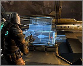 Wybierz teraz przejście prowadzące do windy towarowej #1 i po skorzystaniu z panelu dotykowego zaczekaj aż zawiezie Cię ona na dół - Rozdział 10 (5) | Opis przejścia gry Dead Space 2 - Dead Space 2 - poradnik do gry