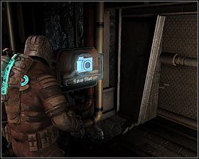 Rozejrzyj się za standardowym przedmiotem, a następnie podejdź do znajdującego się kawałek dalej sklepu #1 - Rozdział 11 (1) | Opis przejścia gry Dead Space 2 - Dead Space 2 - poradnik do gry