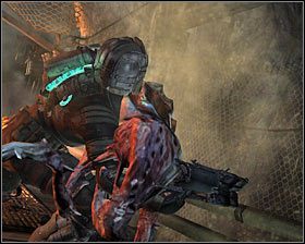 Podążaj tu prosto, odnajdując po drodze dwie skrzynie - Rozdział 11 (2) | Opis przejścia gry Dead Space 2 - Dead Space 2 - poradnik do gry
