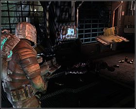 Także i tu do zlikwidowania będą nekromorfy Cyst #1, a konkretnie dwa na podłożu i dwa na ścianach - Rozdział 11 (3) | Opis przejścia gry Dead Space 2 - Dead Space 2 - poradnik do gry