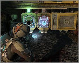 Wciśnij klawisz E w celu otwarcia pojemnika i wyjmij z niego z użyciem kinezy sprawny generator #1 - Rozdział 12 (1) | Opis przejścia gry Dead Space 2 - Dead Space 2 - poradnik do gry