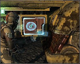 Dopiero teraz powróć do maszyny wiertniczej i wejdź w interakcję z pokazanym na pierwszym screenie czerwonym slotem #1 - Rozdział 12 (2) | Opis przejścia gry Dead Space 2 - Dead Space 2 - poradnik do gry