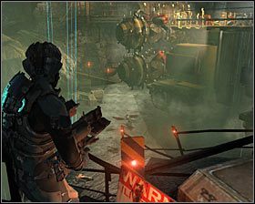 Przez kilkadziesiąt sekund będziesz musiał się bronić przed atakami nekromorfów w czasie gdy wielka maszyna wiertnicza będzie się obracała - Rozdział 12 (2) | Opis przejścia gry Dead Space 2 - Dead Space 2 - poradnik do gry