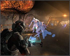 Już wkrótce przystąpisz do walk z kolejnymi większymi nekromorfami, które będą przedostawały się na platformę wiertniczą #1 - Rozdział 12 (2) | Opis przejścia gry Dead Space 2 - Dead Space 2 - poradnik do gry