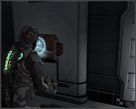 Po wysłuchaniu rozmowy z przebywającą na niższym poziomie Ellie #1 przystąp do eksploracji tego piętra rządowej placówki - Rozdział 13 (1) | Opis przejścia gry Dead Space 2 - Dead Space 2 - poradnik do gry