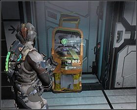 Po dotarciu do drzwi proponowałbym w pierwszej kolejności zająć się zbadaniem prawego korytarza #1 - Rozdział 13 (1) | Opis przejścia gry Dead Space 2 - Dead Space 2 - poradnik do gry