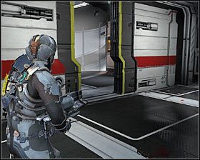 Musisz podejść do pokazanego na pierwszym screenie urządzenia, zlokalizowanego w lewym górnym narożniku pomieszczenia #1 - Rozdział 13 (1) | Opis przejścia gry Dead Space 2 - Dead Space 2 - poradnik do gry