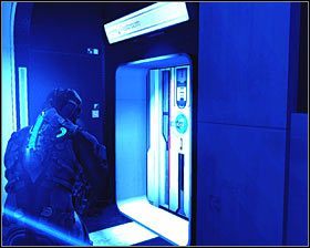 W okolicach pokazanego na pierwszym screenie miejsca #1 zostaniesz zatrzymany przez tutejszą ochronę - Rozdział 13 (1) | Opis przejścia gry Dead Space 2 - Dead Space 2 - poradnik do gry