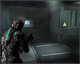 Zignoruj widoczne za oknem wiązki laserów, gdyż nie zostaniesz dostrzeżony przez rozstawionych w sąsiedniej lokacji pracowników ochrony - Rozdział 13 (2) | Opis przejścia gry Dead Space 2 - Dead Space 2 - poradnik do gry