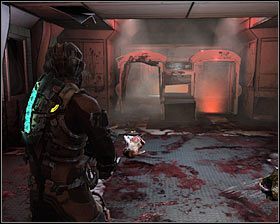 Jako że wszystkie nowe potwory będą pojawiały się na wprost od Ciebie, warto rozważyć szybkie rozmieszczenie w tej okolicy kilku min #1 - Rozdział 13 (2) | Opis przejścia gry Dead Space 2 - Dead Space 2 - poradnik do gry