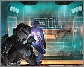 Przejdź na drugi koniec pomieszczenia, a wpadniesz na skaner podobny do tego z jednego z poprzednich rozdziałów - Rozdział 13 (2) | Opis przejścia gry Dead Space 2 - Dead Space 2 - poradnik do gry