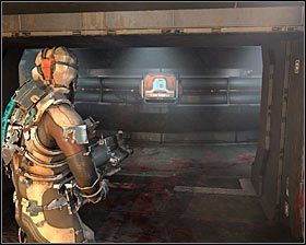 Po przejściu przez bardzo wąski korytarz zbadaj obszar dokładnie na wprost od siebie #1 - Rozdział 13 (2) | Opis przejścia gry Dead Space 2 - Dead Space 2 - poradnik do gry