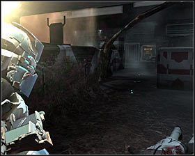 Możesz już skorzystać z pokazanych na pierwszym screenie drzwi, prowadzących do [Core Sample Storage and Analyzation] #1 - Rozdział 13 (3) | Opis przejścia gry Dead Space 2 - Dead Space 2 - poradnik do gry