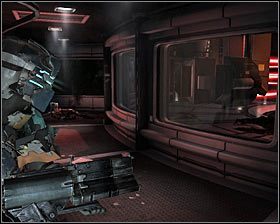 Zbadaj zawartość lewej szafki i skorzystaj z punktu zapisu stanu gry #1 - Rozdział 13 (3) | Opis przejścia gry Dead Space 2 - Dead Space 2 - poradnik do gry