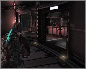 Wyceluj teraz w jedno z poruszających się ramion centryfugi i użyj na nim stazy w celu spowolnienia urządzenia #1 - Rozdział 13 (3) | Opis przejścia gry Dead Space 2 - Dead Space 2 - poradnik do gry