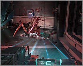 Uważaj, bo ze znajdującego się na wprost od wejścia szybu wentylacyjnego wyskoczy Slasher #1 - Rozdział 13 (3) | Opis przejścia gry Dead Space 2 - Dead Space 2 - poradnik do gry