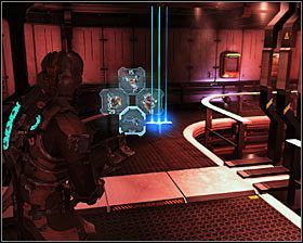 W szczególności radzę zainteresować się znajdującym się na lewo od wejścia i pokazanym na pierwszym screenie szybem wentylacyjnym #1 - Rozdział 13 (4) | Opis przejścia gry Dead Space 2 - Dead Space 2 - poradnik do gry