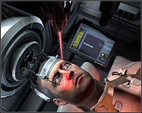 Po obejrzeniu nowej scenki z udziałem zmarłej małżonki Isaaca ustaw się na wprost urządzenia #1 i wciśnij klawisz E - Rozdział 13 (5) | Opis przejścia gry Dead Space 2 - Dead Space 2 - poradnik do gry