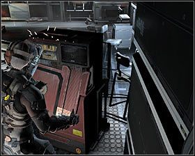 W miarę możliwości ustaw się w narożniku, w którym pojawił się potwór i zaczekaj aż się do Ciebie zbliży #1 - Rozdział 14 (1) | Opis przejścia gry Dead Space 2 - Dead Space 2 - poradnik do gry