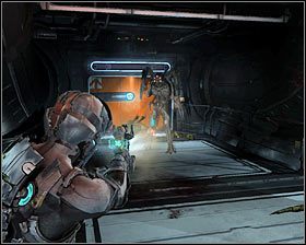 Po zlikwidowaniu Slasherów szybko zbadaj ich ciała i całe to pomieszczenie, rozglądając się za standardowymi przedmiotami oraz szafkami #1 - Rozdział 15 (1) | Opis przejścia gry Dead Space 2 - Dead Space 2 - poradnik do gry