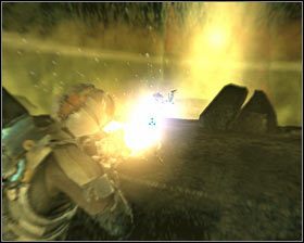 Wykorzystaj wolną chwilę do zbadania niezbyt dużej areny, na której rozegra się ostateczny pojedynek #1 - Rozdział 15 (2) | Opis przejścia gry Dead Space 2 - Dead Space 2 - poradnik do gry