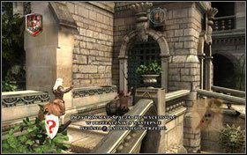 Za pomocą Minotaura niszczymy zagradzające drogę na schody zlokalizowane naprzeciw skrzynki ze skarbem - Rozdział 1 - Ker Paravel (1) | Opis przejścia Opowieści z Narnii Książę Kaspian - Opowieści z Narnii: Książę Kaspian - poradnik do gry