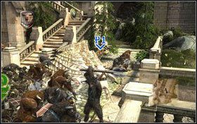 Drugą zaś znajdziemy po prawej stronie planszy w zielonym zaułku - Rozdział 1 - Ker Paravel (1) | Opis przejścia Opowieści z Narnii Książę Kaspian - Opowieści z Narnii: Książę Kaspian - poradnik do gry