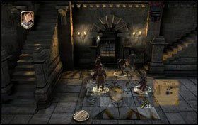 Stajemy na dwóch oznaczonych fragmentach i otwieramy kratę - Rozdział 3 - Infiltracja zamku Miraza (1) | Opis przejścia - Opowieści z Narnii: Książę Kaspian - poradnik do gry