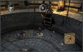 Na ostatniej wieży naszym zadaniem jest naprowadzenie osiłka na drewnianą drabinę tak, by zniszczył podstawę dzwonu - Rozdział 3 - Infiltracja zamku Miraza (1) | Opis przejścia - Opowieści z Narnii: Książę Kaspian - poradnik do gry