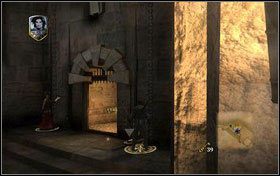 Podnosimy fragment pokrętła z rozwalonego żyrandolu - Rozdział 3 - Infiltracja zamku Miraza (3) | Opis przejścia - Opowieści z Narnii: Książę Kaspian - poradnik do gry