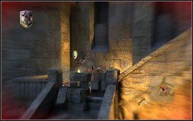 Idziemy w kierunku prawych drzwi - olbrzym zostaje jednak unieruchomiony przez kuszników - Rozdział 4 - Atak na zamek Miraza (2) | Opis przejścia - Opowieści z Narnii: Książę Kaspian - poradnik do gry