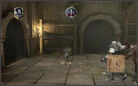 Strzelamy w wyznaczony nad bramą punkt - Rozdział 4 - Atak na zamek Miraza (2) | Opis przejścia - Opowieści z Narnii: Książę Kaspian - poradnik do gry