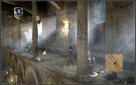 Wychodzimy po linie zlokalizowanej w drugiej wnęce po prawej - Rozdział 4 - Atak na zamek Miraza (2) | Opis przejścia - Opowieści z Narnii: Książę Kaspian - poradnik do gry