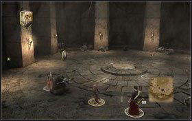 Na każdym z czterech kręgów znajduje się jeden kamień, na którym możemy znaleźć złoty fragment - Rozdział 5 - Kopiec Aslana (2) | Opis przejścia - Opowieści z Narnii: Książę Kaspian - poradnik do gry