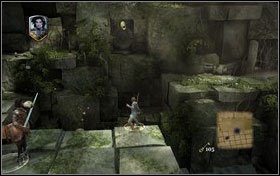 Pociągamy za dźwignię na kamiennym podwyższeniu - Rozdział 6 - Pole Bitwy pod Beruną | Opis przejścia - Opowieści z Narnii: Książę Kaspian - poradnik do gry