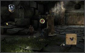 Po lewej stronie przy samej ścianie znajdujemy kolejną lianę - schodzimy na dół i odkrywamy kolejną skrzynię ze skarbem - Rozdział 6 - Pole Bitwy pod Beruną | Opis przejścia - Opowieści z Narnii: Książę Kaspian - poradnik do gry