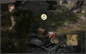 1 - na półce skalnej na początku etapu - Rozdział 5 | Skarby | Opowieści z Narnii Książę Kaspian - Opowieści z Narnii: Książę Kaspian - poradnik do gry