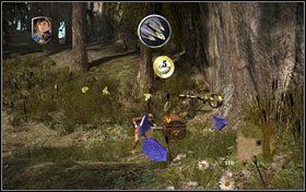 15 - na samym początku rozdziału, po lewej stronie za stertą drzew - Rozdział 5 | Skarby | Opowieści z Narnii Książę Kaspian - Opowieści z Narnii: Książę Kaspian - poradnik do gry