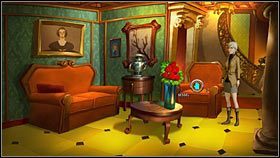 Skieruj się do wnęki z fotelami, gdzie wcześniej siedział właściciel posesji - Rozdział 1 - Liz | Opis przejścia The Next Big Thing - The Next Big Thing - poradnik do gry