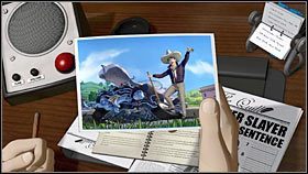 Następnie na tym, co z niego pozostało, użyj aparatu fotograficznego - roboty zrobią zdjęcie Danowi i jego dziełu zniszczenia - Rozdział 2 - Dan (1) | Opis przejścia The Next Big Thing - The Next Big Thing - poradnik do gry