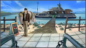 W uzyskaniu akceptowalnych przez profesora odpowiedzi testowych pomoże Danowi Poeta, który siedzi przy molo i poszukuje nowych rodzajów bólu, będących dlań natchnieniem do tworzenia kolejnych utworów - Rozdział 2 - Dan (2) | Opis przejścia The Next Big Thing - The Next Big Thing - poradnik do gry